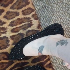 Gothic spike flats, sz 39